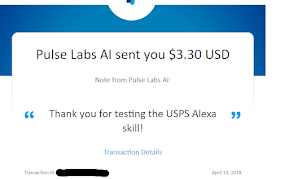 I received payment for testing Amazon Alexa
