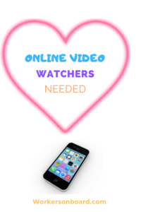 Online Video Watchers Needed
