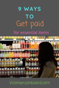 9 Ways to Get Paid for Essential Items