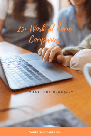 25+ Work at home Companies that hire globally