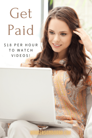 Get paid $18 per hour to watch videos