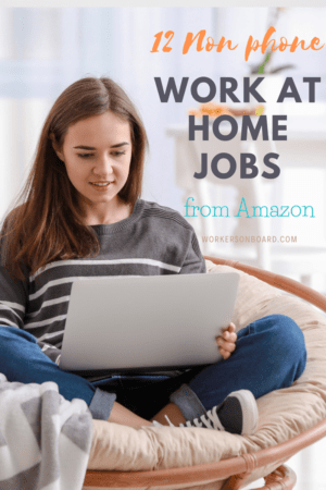 12 Non-Phone work at home jobs from Amazon