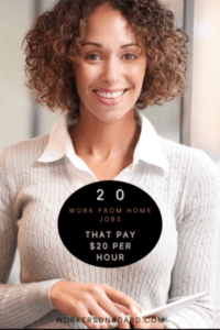 20 Work from home jobs that pay $20 per hour